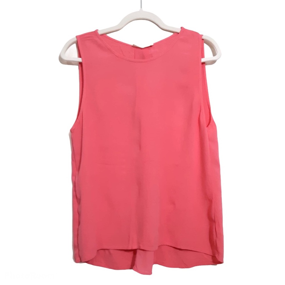 ELODIE Women's Size Large Pink Sleeveless Top